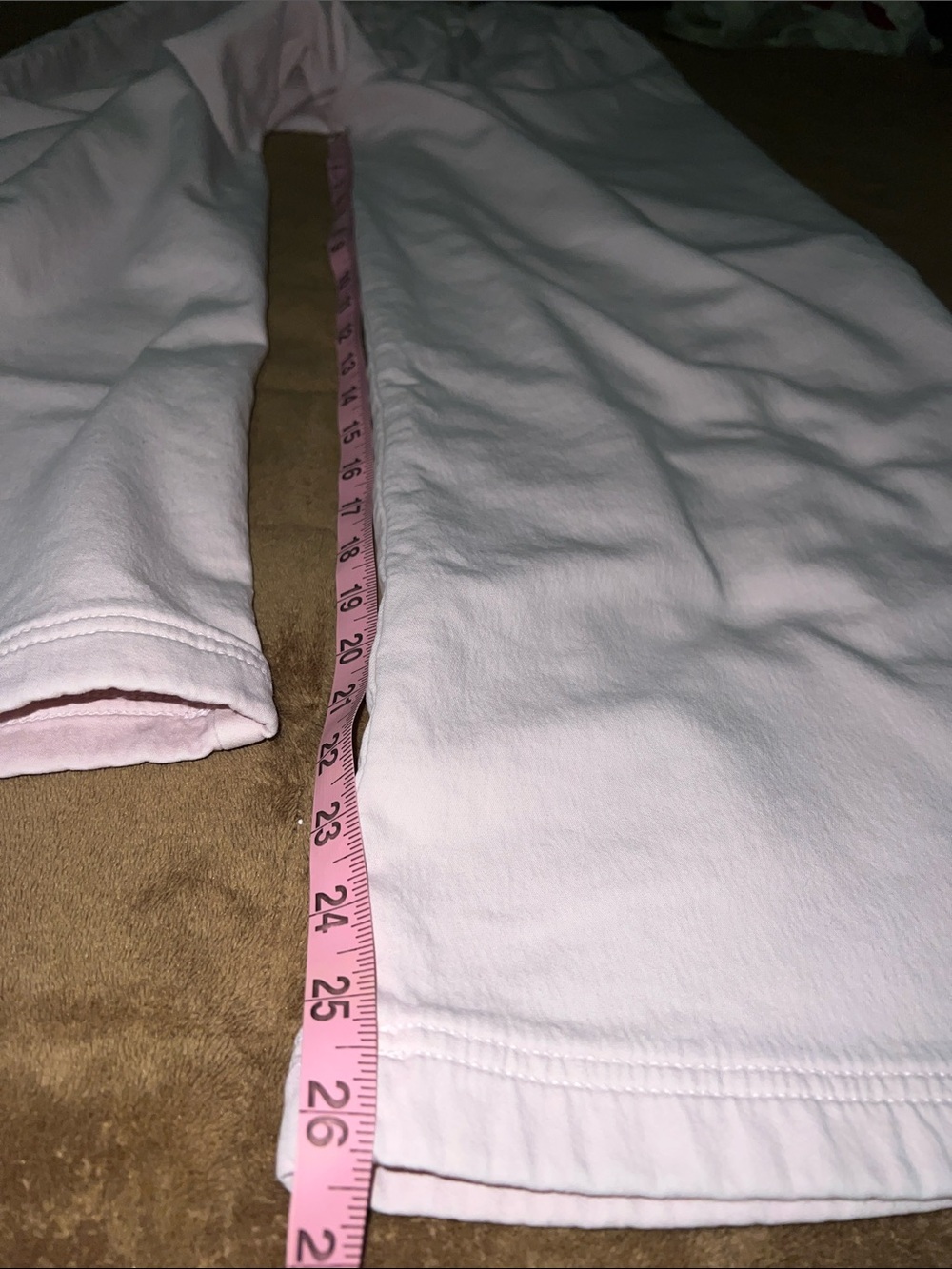 Aerie Daydream Denim Stretch Trouser Small Short onPink Petal - Picture 11 of 13